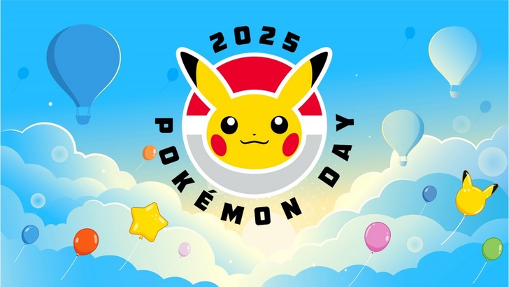 Pokemon Day 2025 celebration image showing Eevee and its evolutions